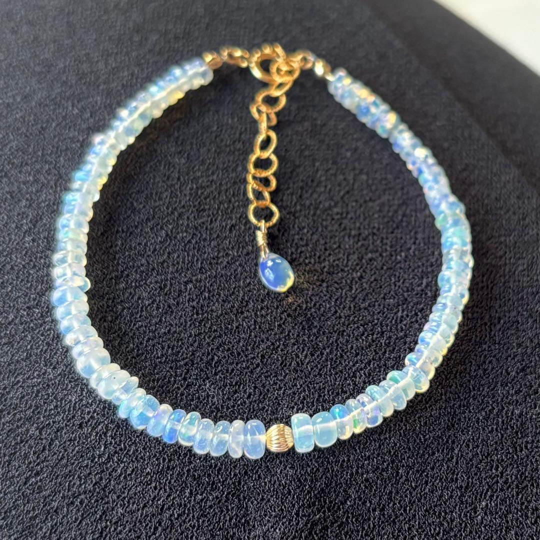 ☆uni様☆確認用ページ プレシャスオパール ブレスレット 14kgf ☆uni様☆確認用ページ プレシャスオパール ブレスレット 14kgf