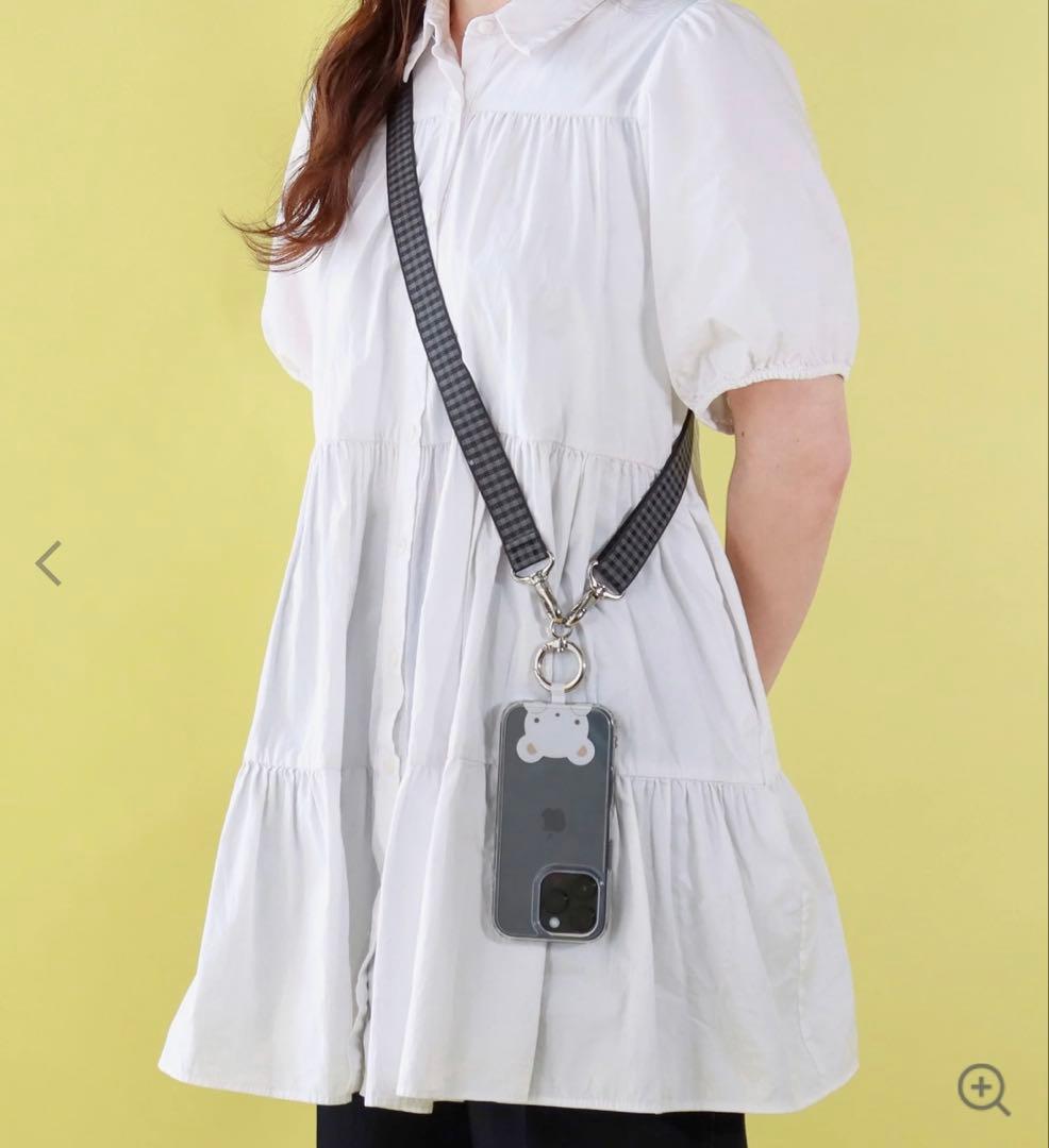 ファミリア familiar ショルダーストラップ 黒系 チェック - メルカリ