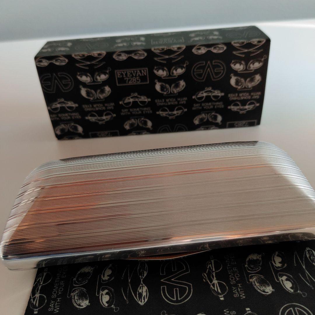 EYEVAN 7285 メガネケース アルミケース アイヴァン アイバン 純正