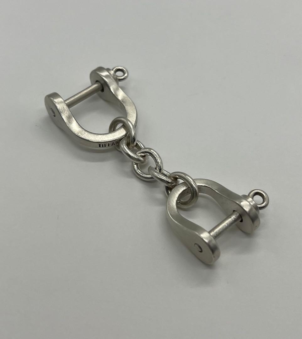 ティファニー TIFFANY ダブルシャックル キーリング ヴィンテージ 希少