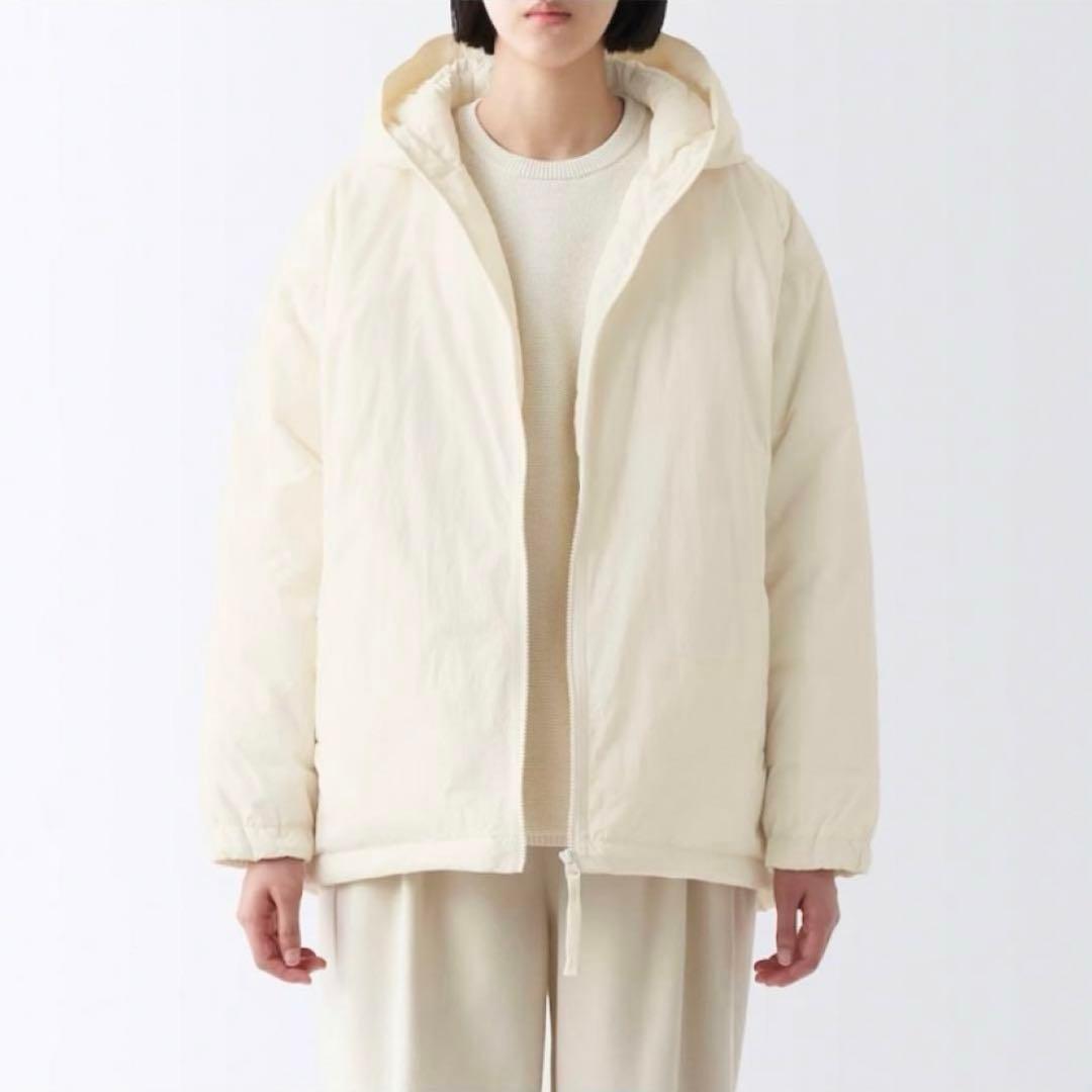 無印良品 MUJI labo 撥水フード付きダウンジャケット 男女兼用XL