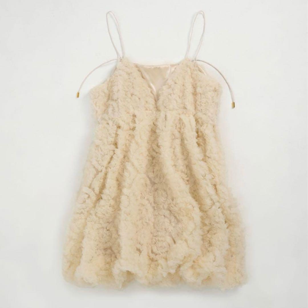 Notreemor tulle mini dress アイボリー - メルカリ