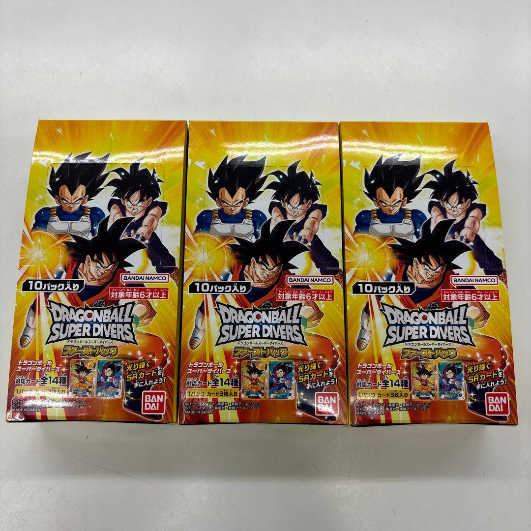 ドラゴンボール スーパーダイバーズファーストパック 3box - メルカリ