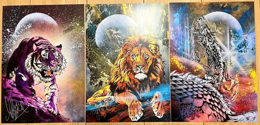 スプレーアート エデン 複製画 3枚セット - メルカリ