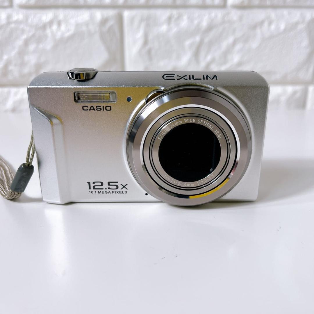 現状 CASIO カシオ EXLIM EX-ZS160 シルバー デジタルカメラ - メルカリ