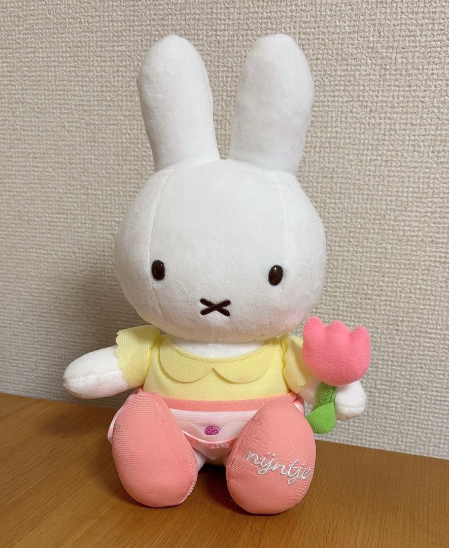 ミッフィー ぬいぐるみ ハウステンボス ブロッサムナインチェ フラワー miffy - フラワー ナインチェ マスコット ミッフィー ぬいぐるみ
