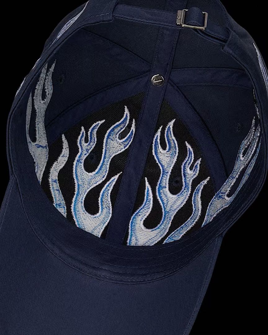 新品 NIKE Club Flame Cap ブルーフレイムキャップ ファイヤー - メルカリ