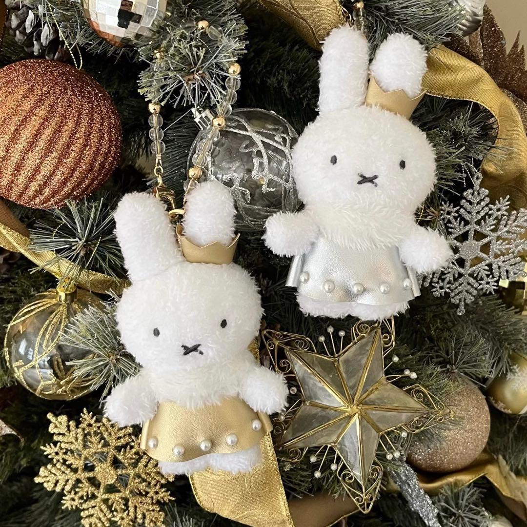 渋谷限定】金銀2つセットmiffy バッグチャームMIIAコラボ ミッフィー