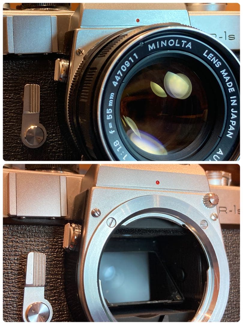 完動品＊美品＊初期保証☆minolta Sr-1s&ロッコールレンズ☆