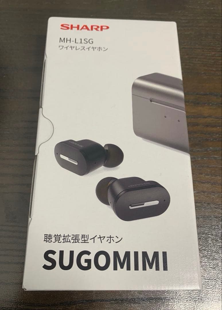 SHARP SUGOMIMI MH-L1SG 補聴器 集音器 聴覚拡張型イヤホン - メルカリ