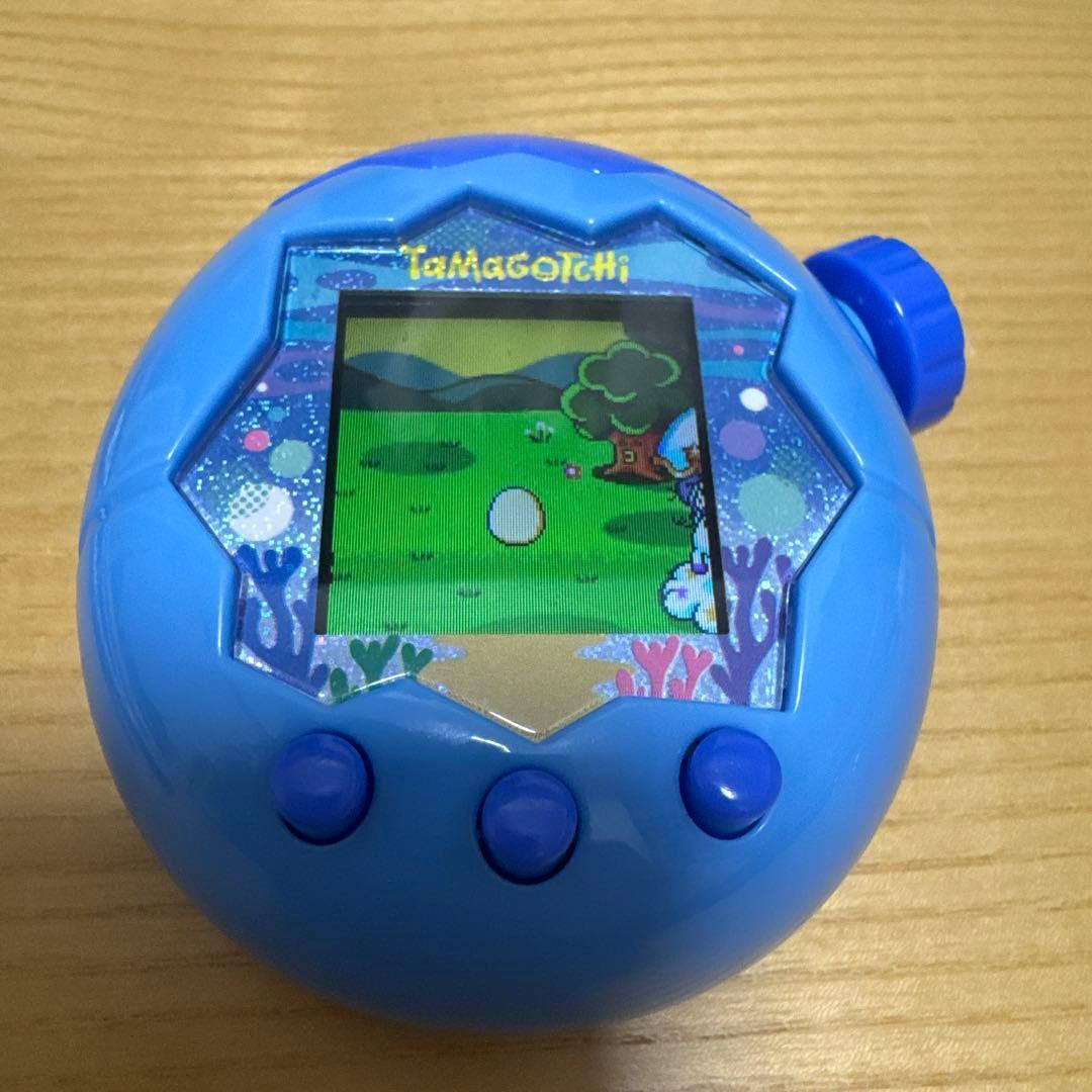 値下げ】たまごっちパラダイス ブルーウォーター ラバーキーホルダー付