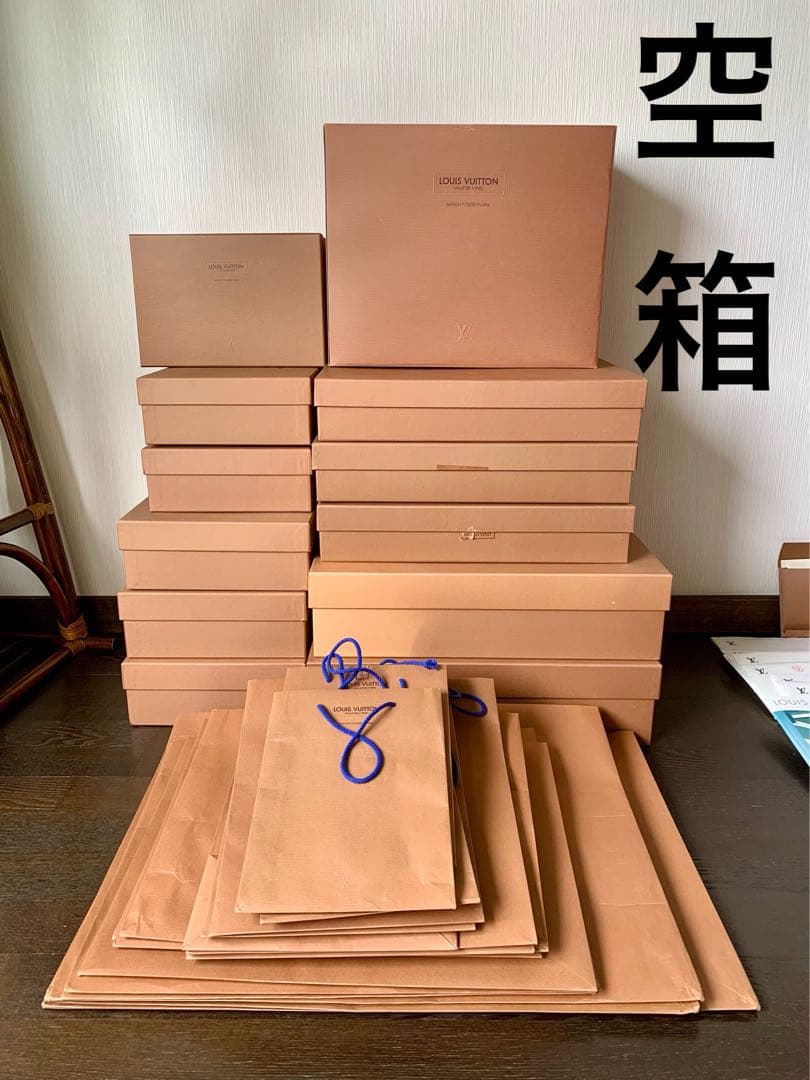LOUIS VUITTON 空箱 ルイヴィトン 紙袋 ギフトボックス 非売品 - メルカリ