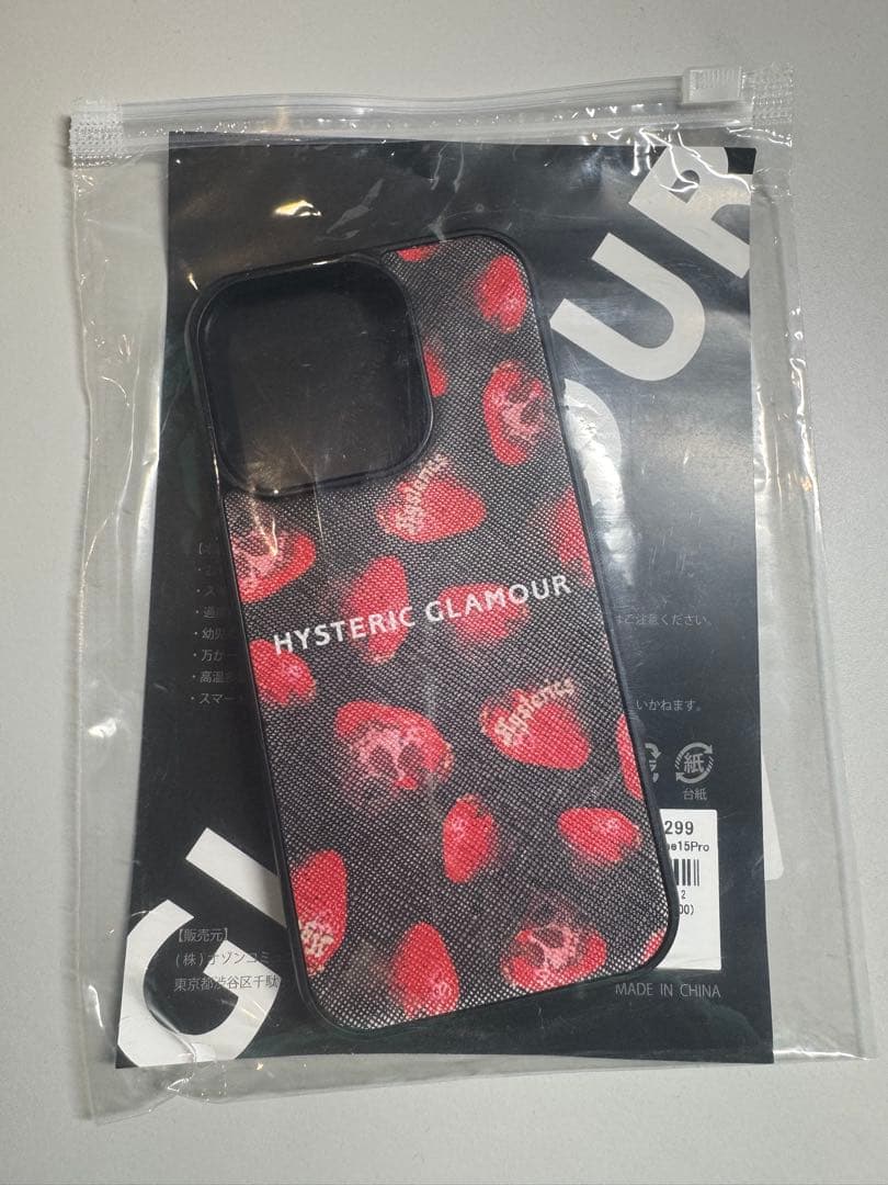 HYSTERIC GLAMOUR iPhone15proスマホケース完売品 - iPhone