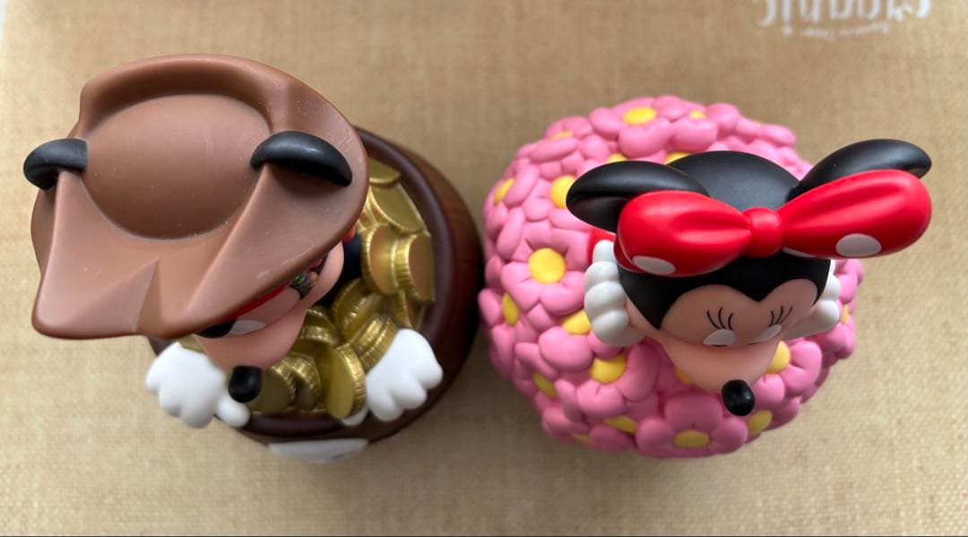 希少・激レア】東京ディズニーリゾート ミニーマウス 貯金箱 お花