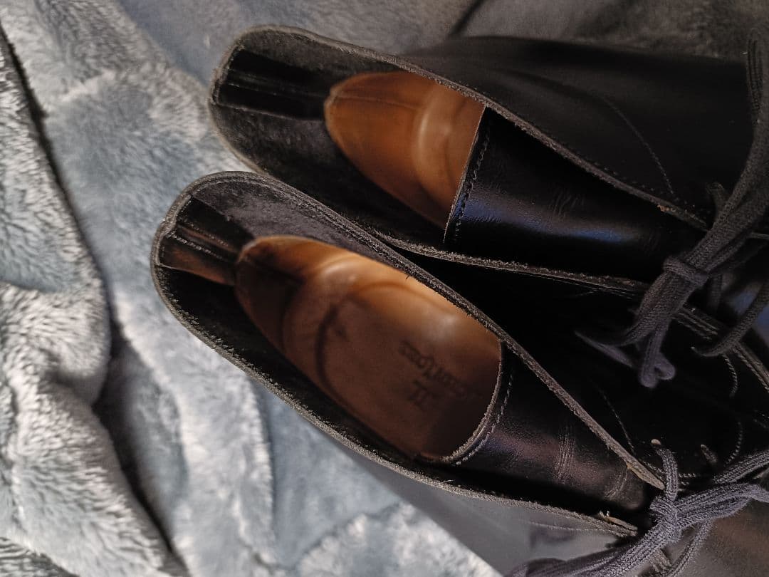 JOHN LOBB ROMSEY 7.5D ブラックカーフ チャッカブーツ