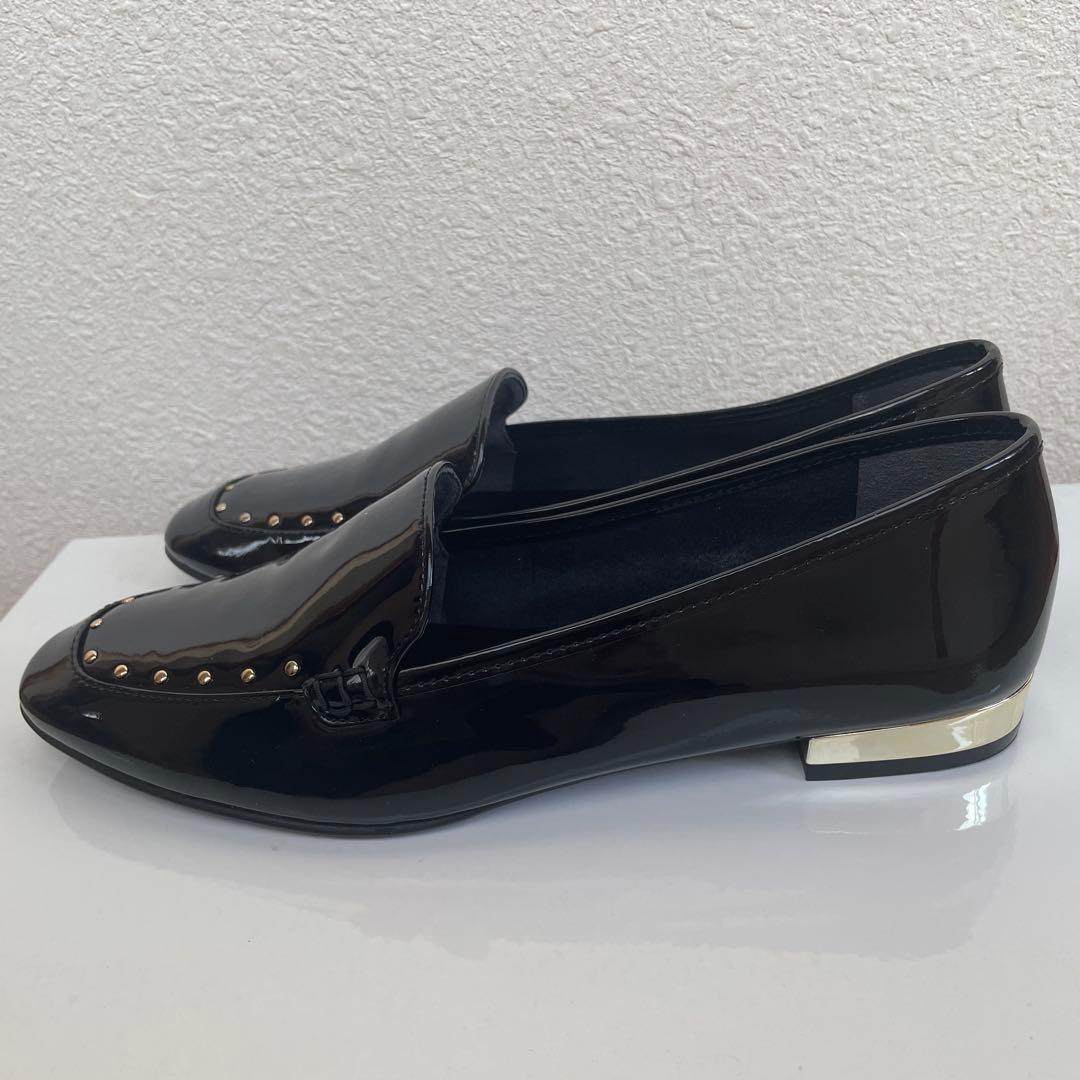 【新品】DIANA ダイアナ エナメル フラットシューズ パンプス 24.5cm