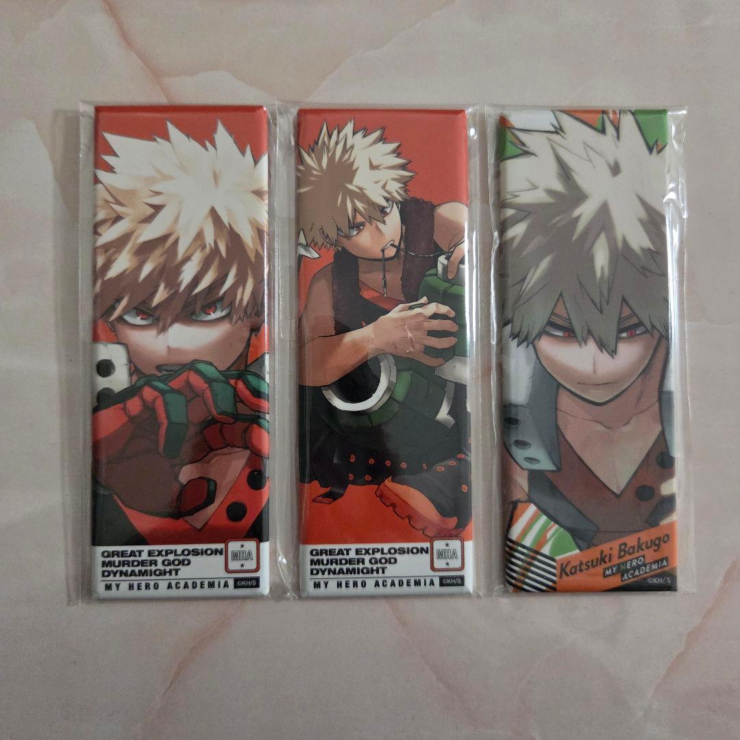 僕のヒーローアカデミア ヒロアカ 爆豪勝己 絵札缶バッジ 絵札バッジ 3
