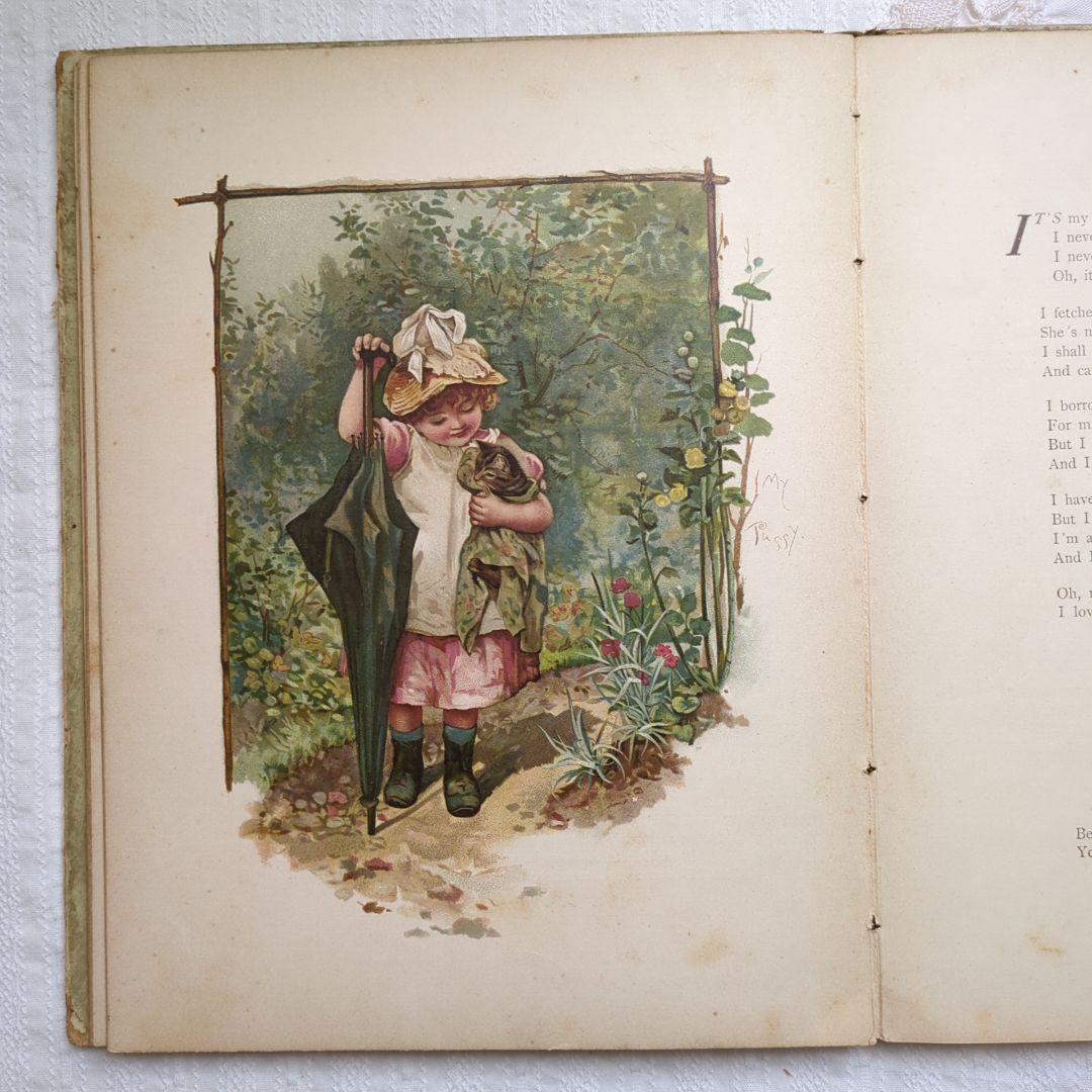 超稀少1885 ハリエットベネット 絵本ヴィクトリアン 洋書 児童書