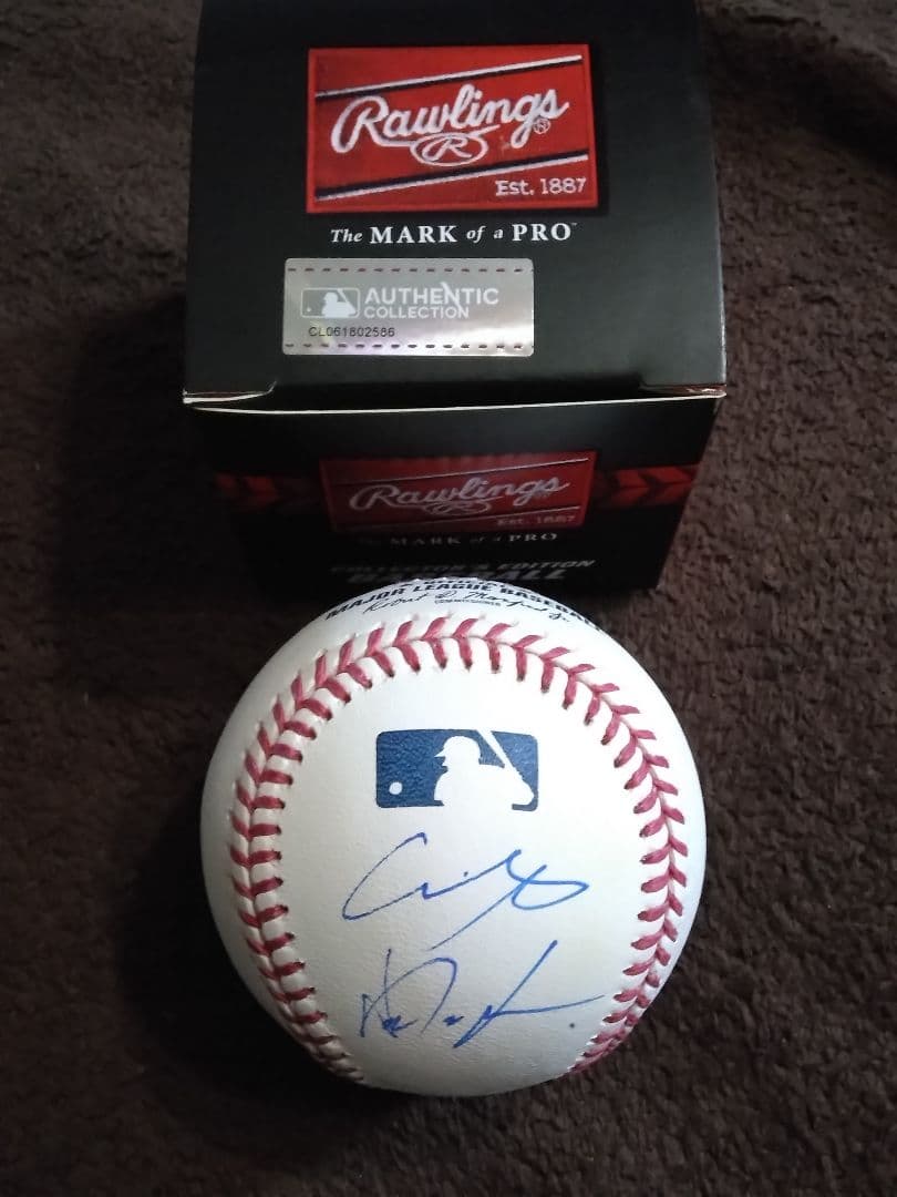 MLB公式球 山本由伸 大谷翔平 直筆サインボール ドジャース ダブル