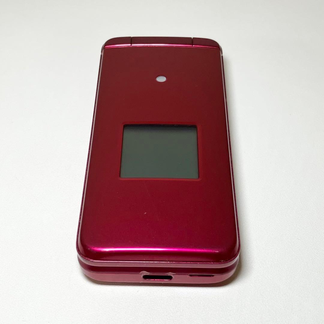 au かんたんケータイライト KYF43 ワインレッド 京セラ KYOCERA - メルカリ