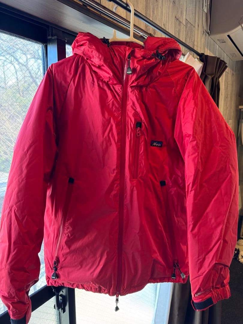 NANGA(ナンガ)オーロラ ダウンジャケット サイズL 赤 NANGA（ナンガ） メンズ オーロラダウンジャケット ダウンジャケット