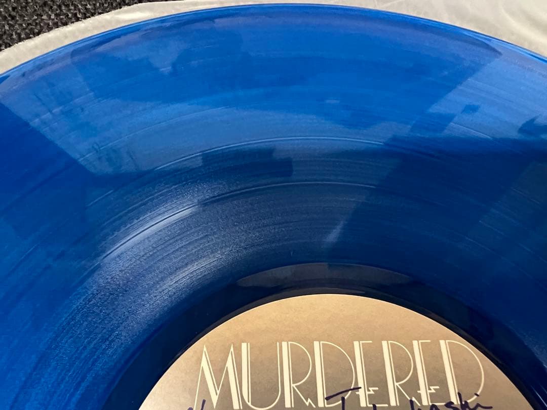 1980年/帯付/青盤 高橋幸宏 LP 邦楽レコード 音楽殺人 ポスター付