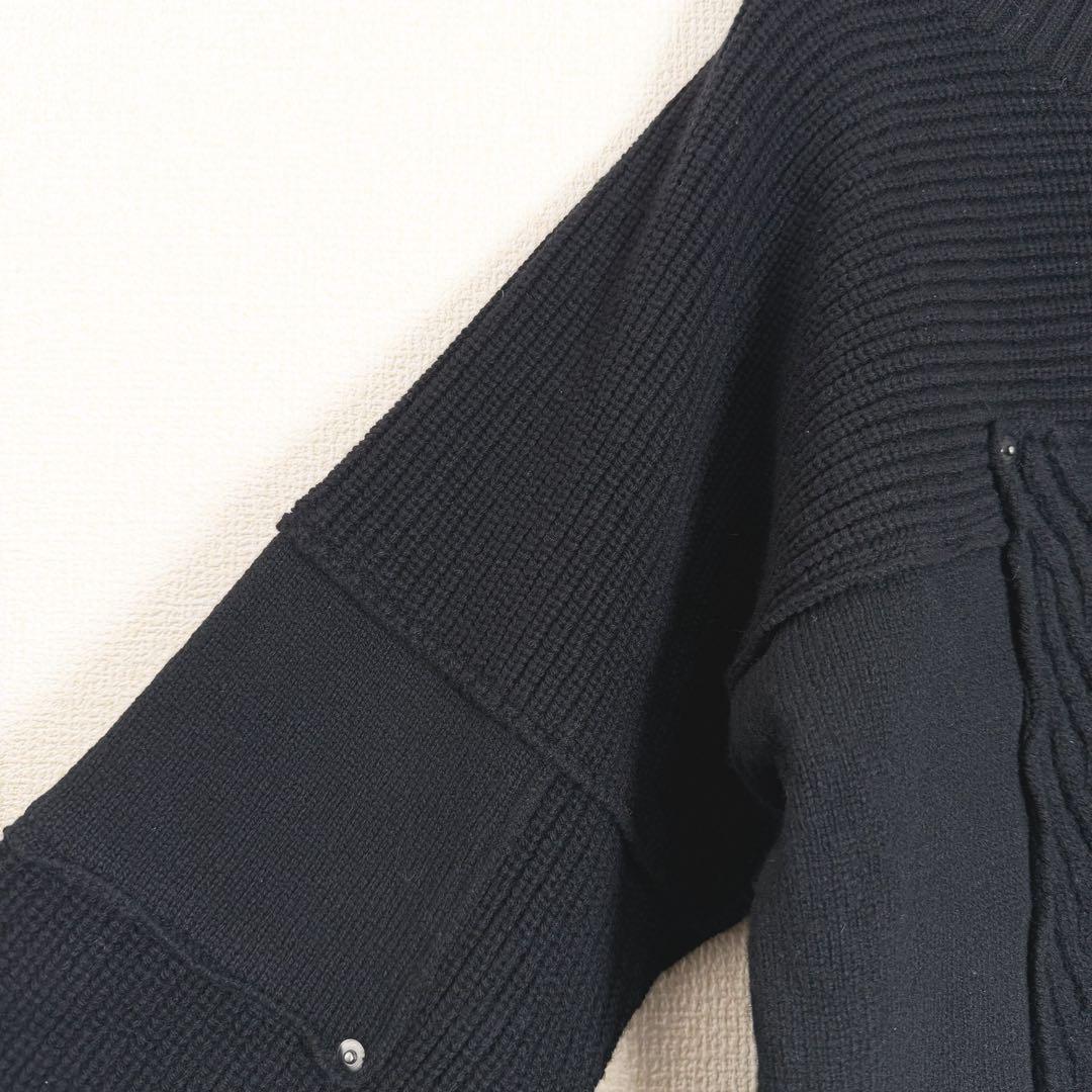 sacai サカイ パッチワークニット 再構築ニット - メルカリ