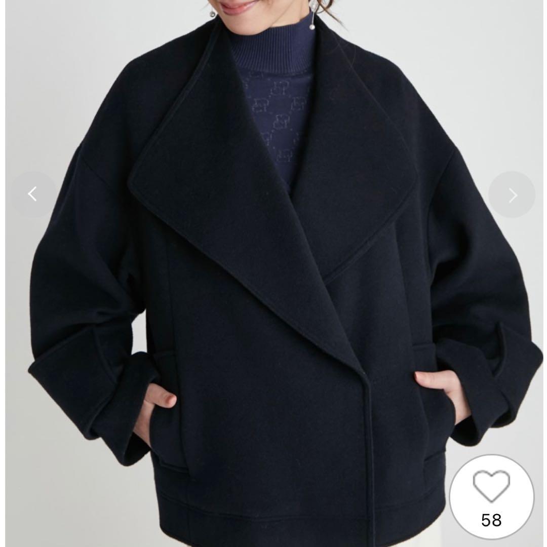 新品未使用☆即完売 定番人気 CELFORD ウールショートコート ネイビー 新品未使用☆即完売 定番人気 CELFORD ウールショートコート ネイビー