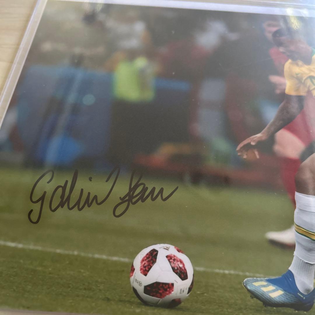 ガブリエウ・ジェズス ブラジル代表 直筆サイン入りフォト 証明書付き