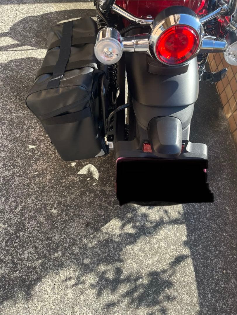 ダックス125 武川 サイドバックサポート ホンダ純正サイドバックセット