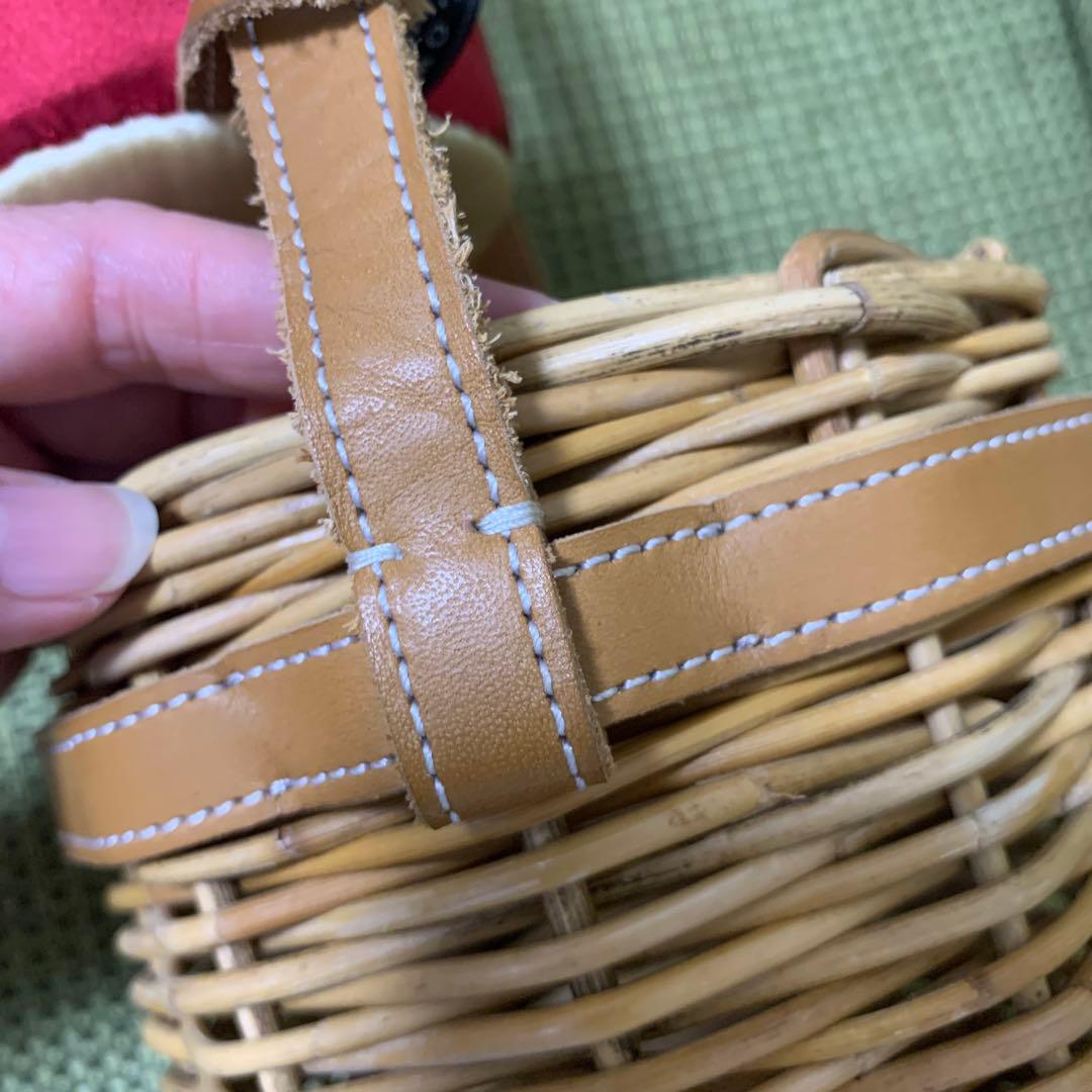 ラドロー LUDLOW カゴバッグ りんご - メルカリ