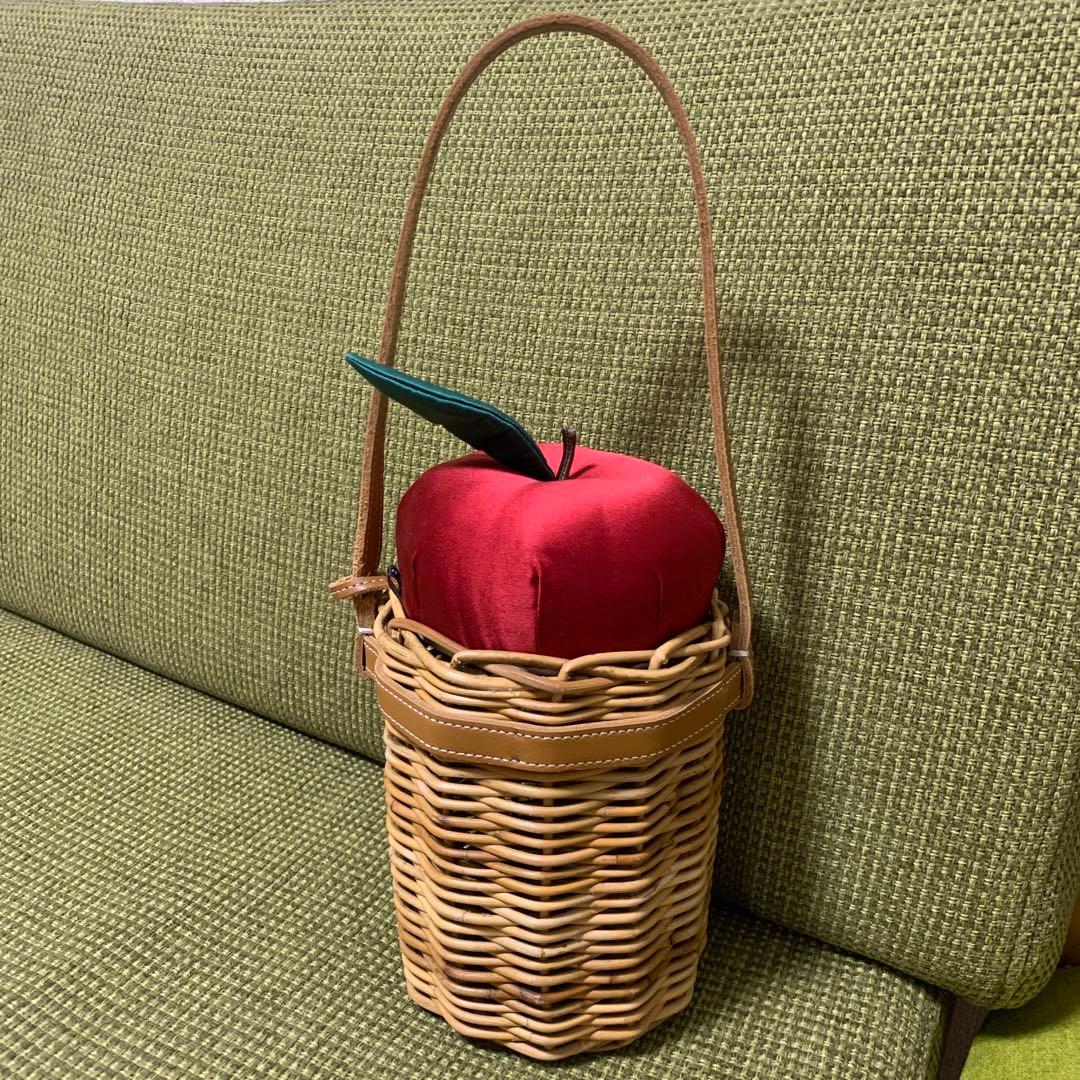 ラドロー LUDLOW カゴバッグ りんご - メルカリ