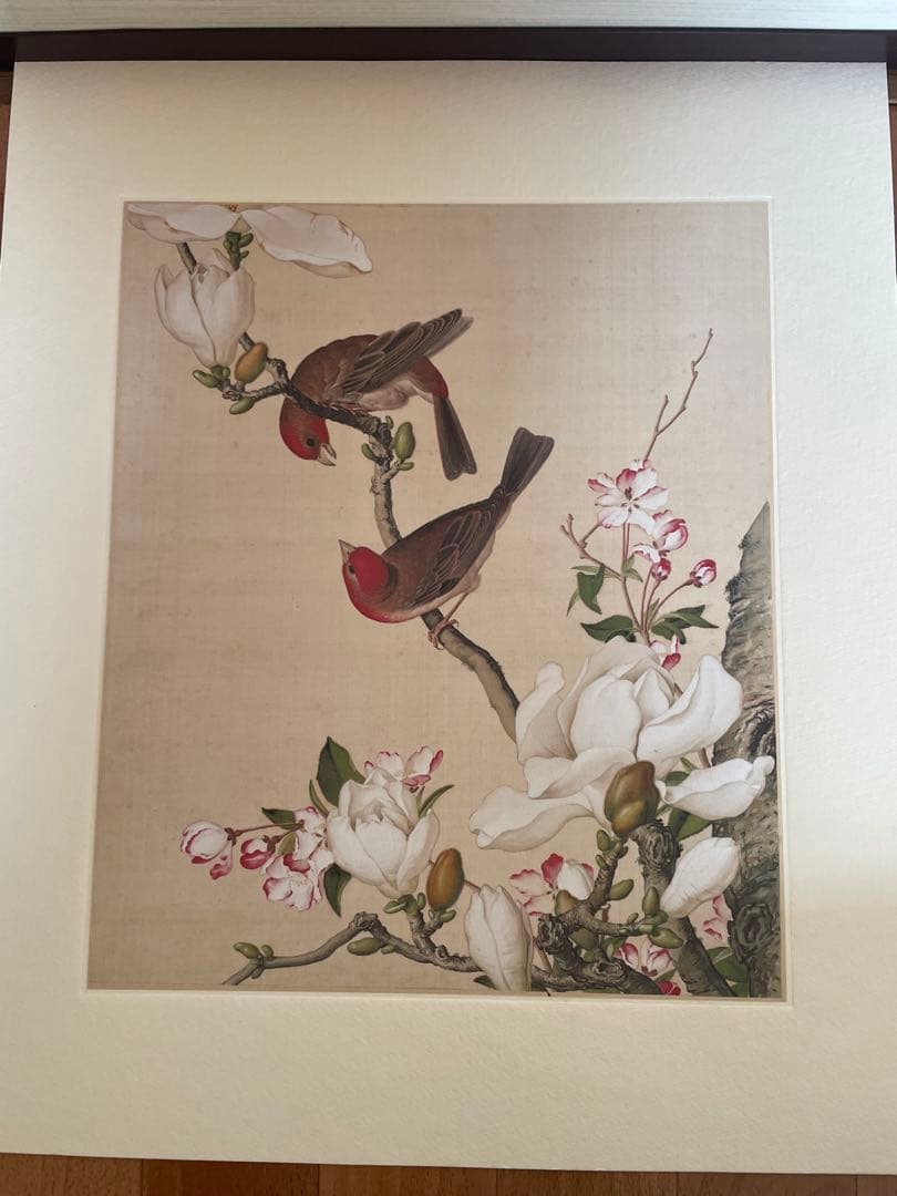 稀少中国清郎世宁长春图 名家绢絵 日本株式会社 二玄社印刷品16枚