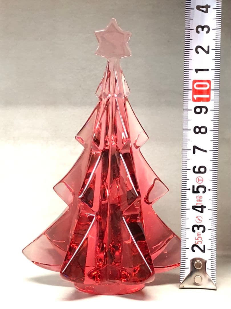 ③ Baccarat バカラ クリスマスツリー レッド - メルカリ