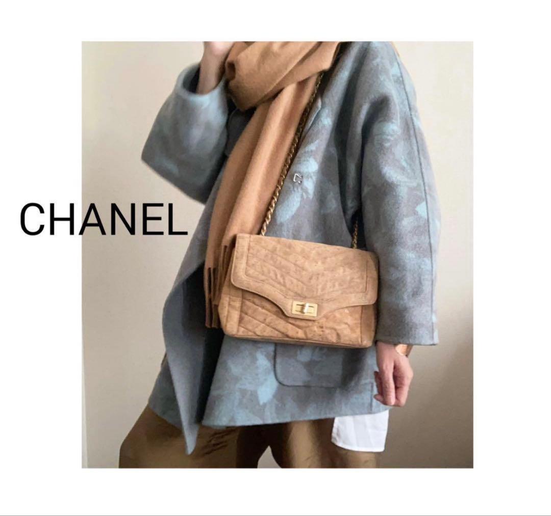 ゆりか様♡CHANEL 2.55 コルクレザー Vステッチ チェーンバッグ - メルカリ