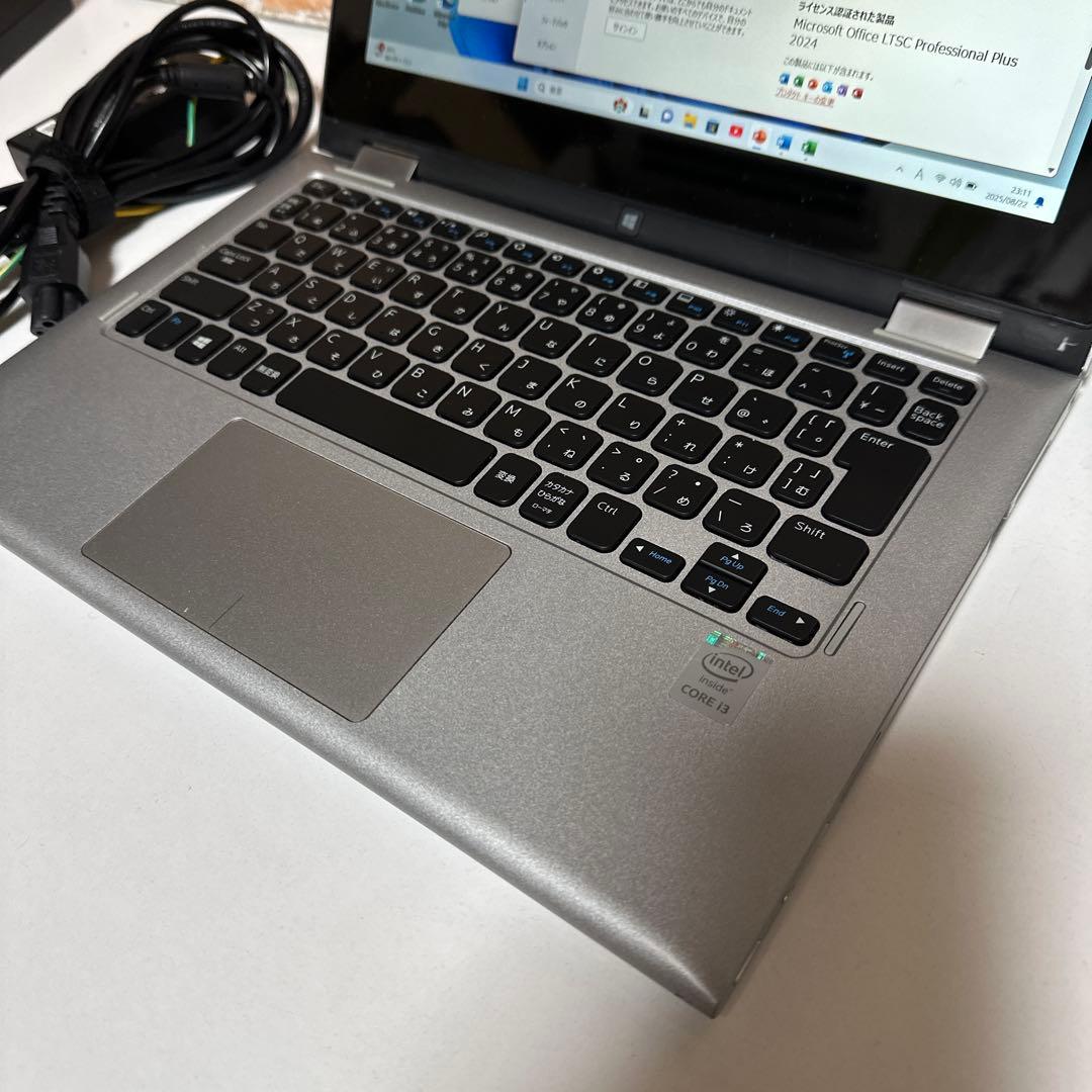 DELLタッチノートPC 高速起動SSD Windows11 オフィス2024年