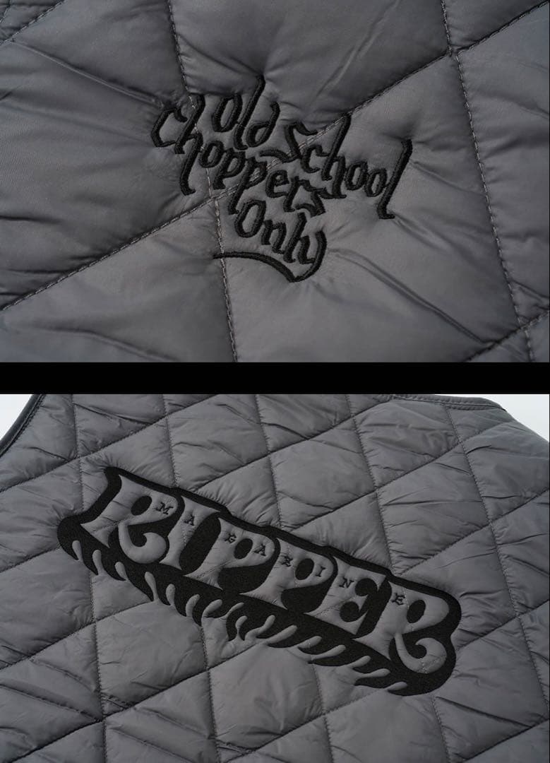 RIPPER magazine 刺繍入 キルティングベスト - メルカリ