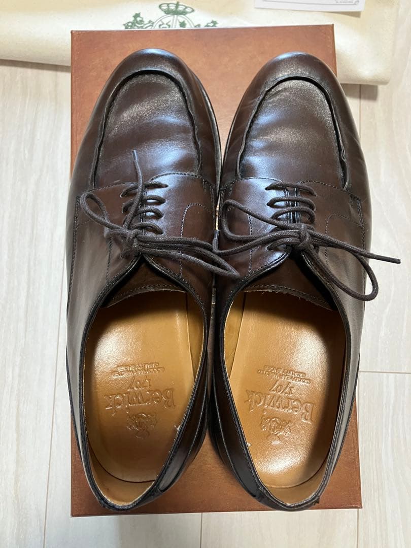 バーウィック　Uチップ　4477ACVI 26.5cm ダークブラウン