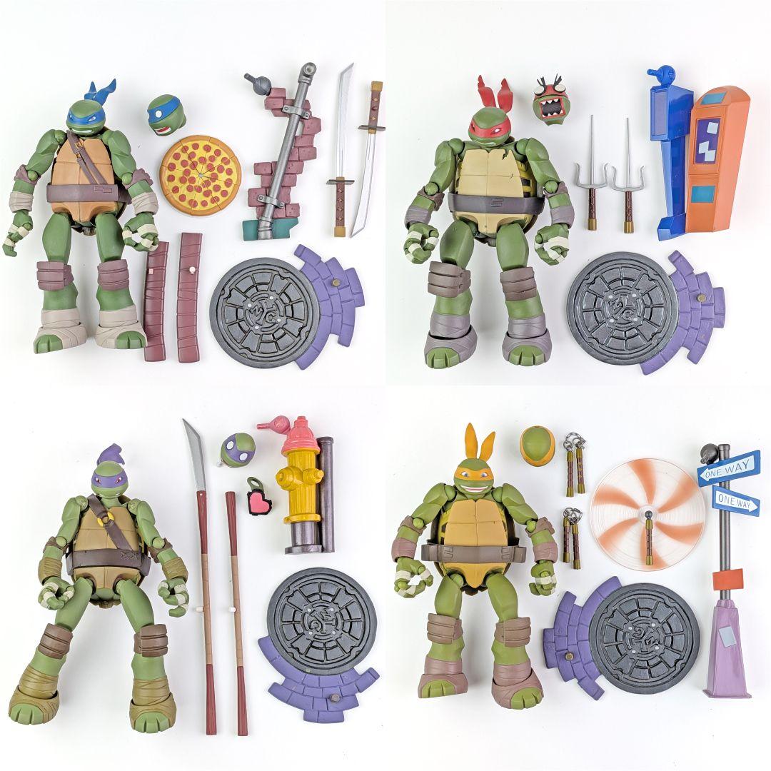 TMNT ミュータント ニンジャ タートルズ 4体セット リボルテック Amazon.com: Teenage Mutant Ninja Turtles: Classic 4