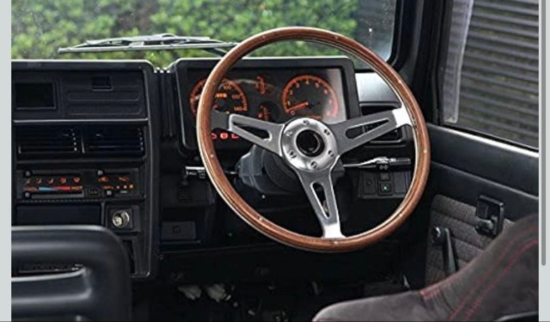 ウッド ステアリング 36.5Φ ヴィンテージスタイル ハンドル