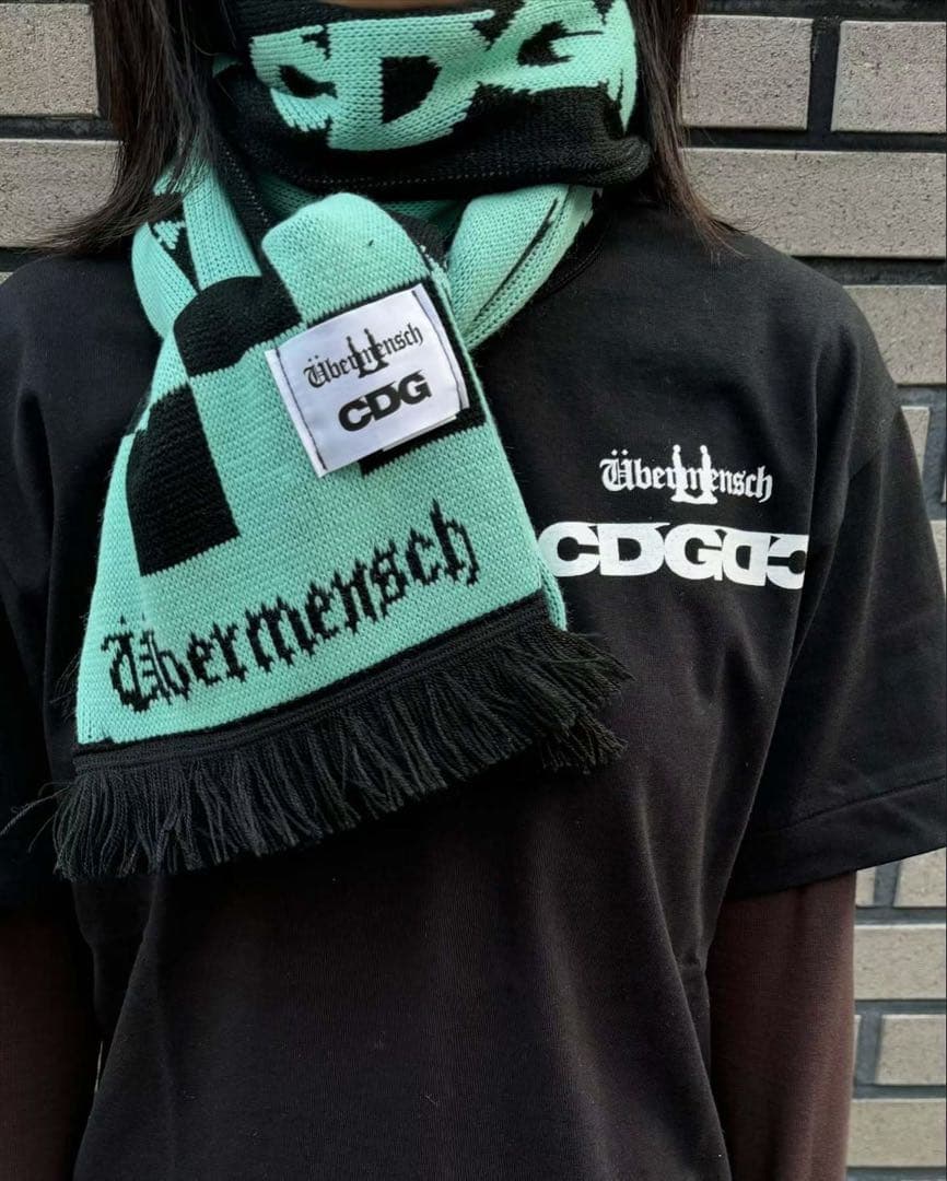 CDG G-DRAGON CHECKERED STOLE Gドラゴン マフラー - メルカリ