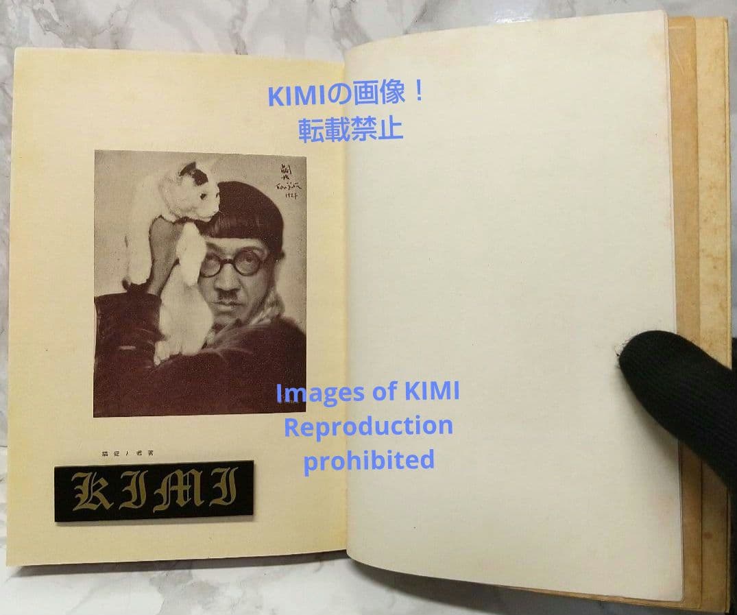 戦前 超希少 巴里の横顔 パリの横顔 プロフヰル 本 1929 藤田嗣治