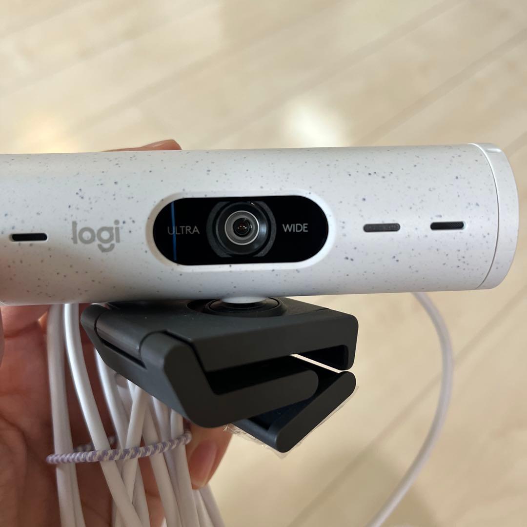 Logicool ロジクール ウェブカメラ BRIO500 オフホワイト 中古Amazon