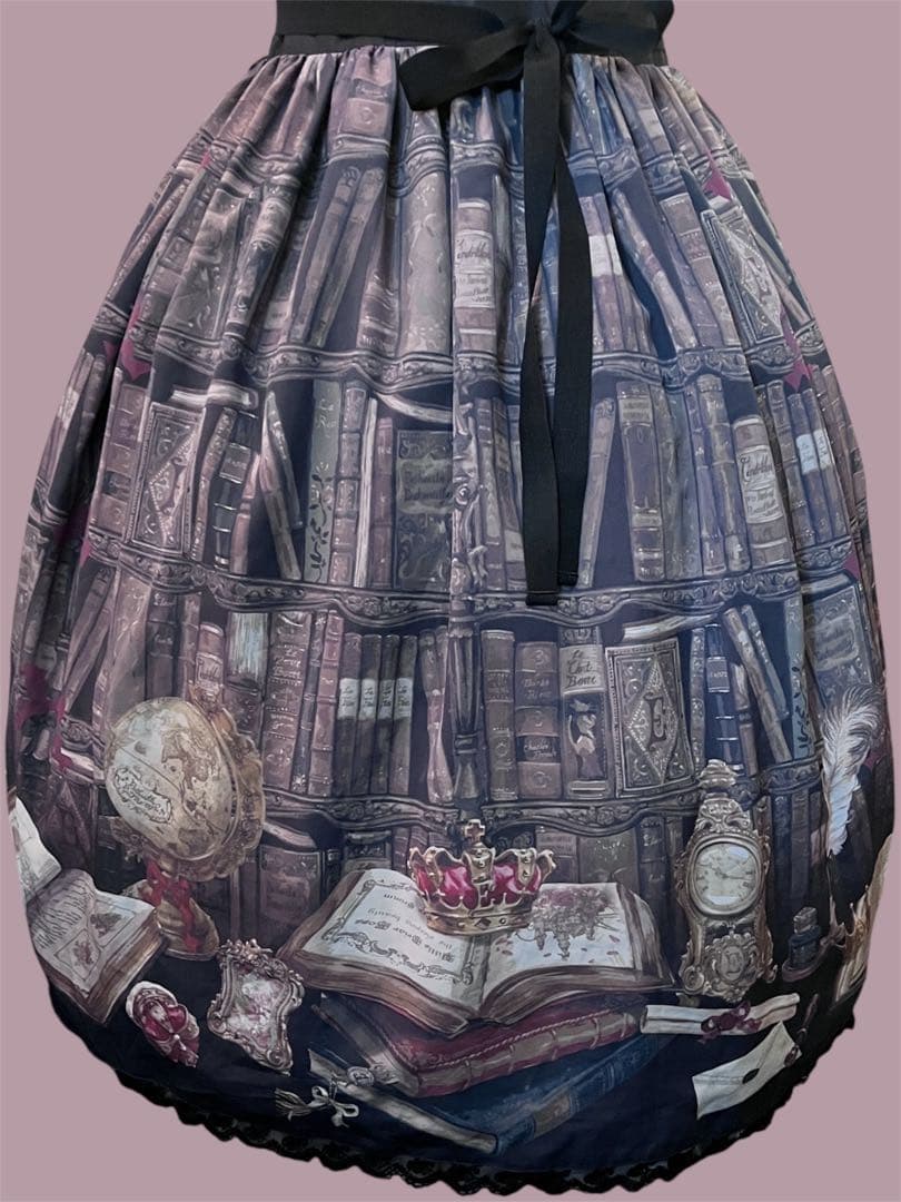 本柄ジャンパースカートEnchantlicEnchantilly - メルカリ