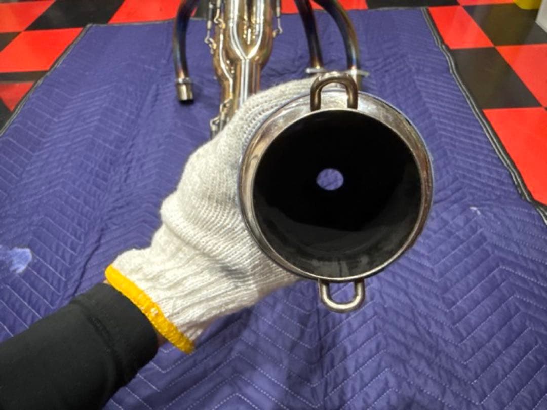 CBX400F CBX550F サタケ ステンレス 手曲げ Φ42.7 - メルカリ