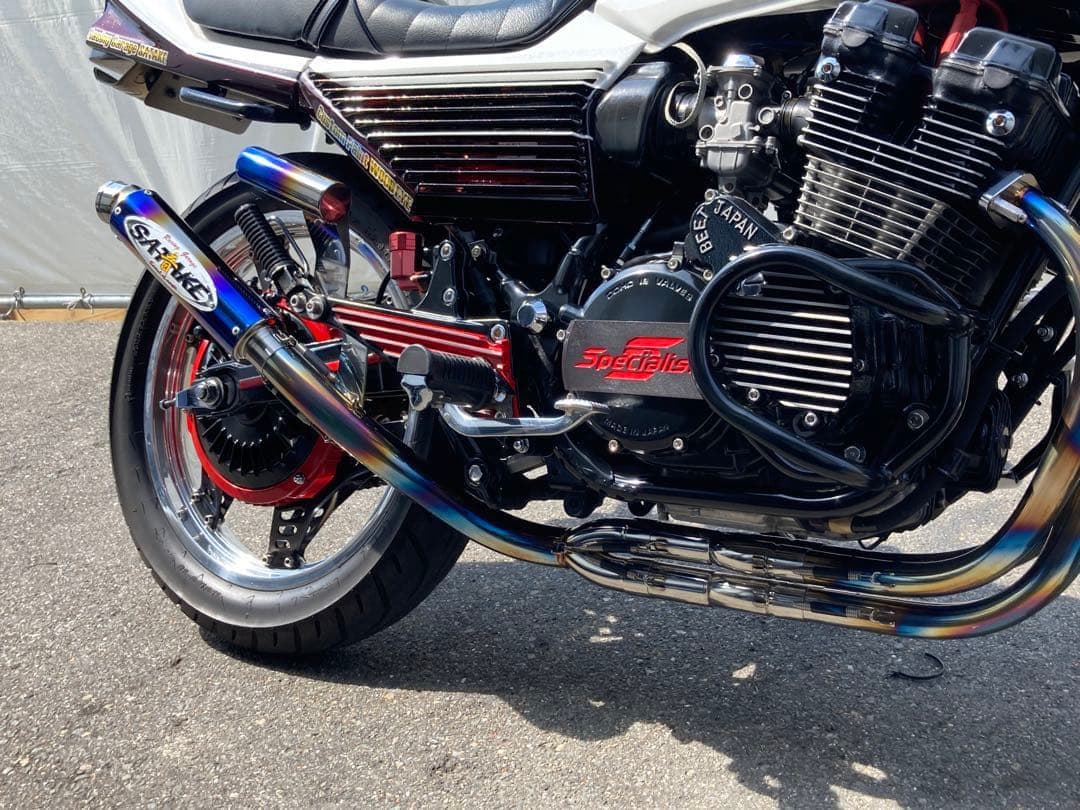 CBX400F CBX550F サタケ ステンレス 手曲げ Φ42.7 - メルカリ