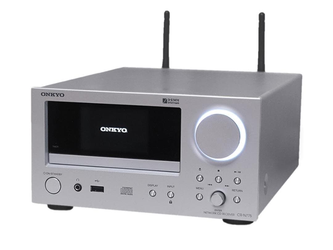 美品 ONKYO CR-N775 ネットワークCDレシーバー 2017年 動作品 オンキヨー、3-state Bitstreamを搭載したネットワークCDレシーバー
