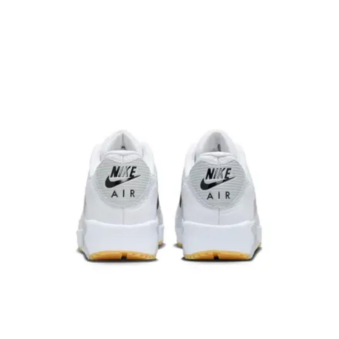 新品 26.5cm ナイキ エアマックス 90 G ゴルフシューズ 白 黒タグ