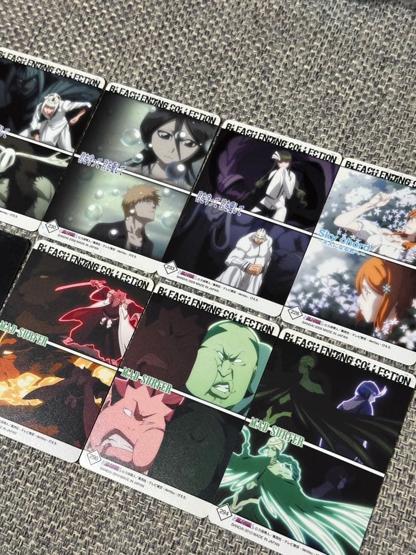 BLEACH❁クリアカードコレクション❁オープニングコレクション12枚
