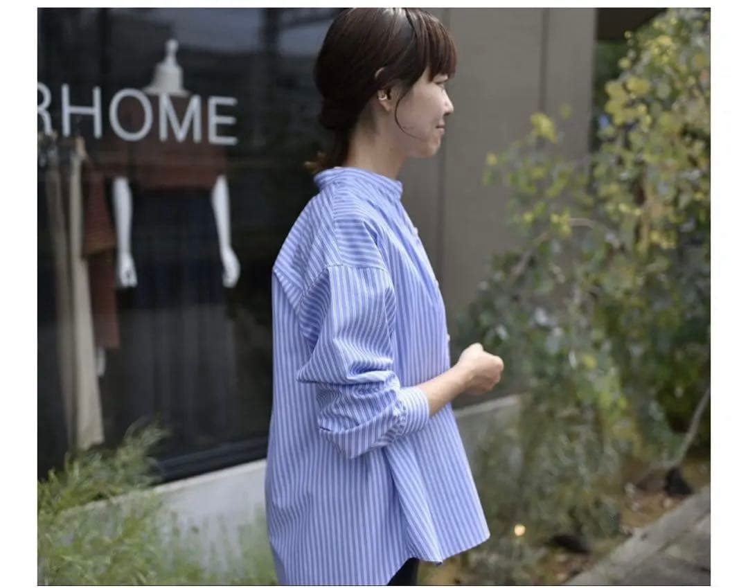 our 綿100%の播州織シャツ 綿100%の播州織シャツ – OURHOME